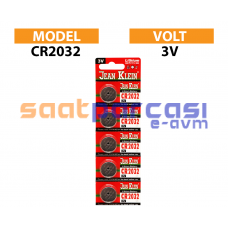 Orijinal Jean Klein CR2032 3V Lithium Para Pil & Kumanda & Bios & Hafıza Pili & Saat Pili