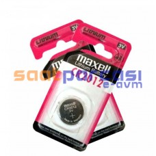 Orijinal Maxell CR2012 3V Lithium Para Pil & Kumanda & Bios & Hafıza Pili & Saat Pili