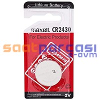 Orijinal Maxell CR2430 3V Lithium Para Pil & Kumanda & Bios & Hafıza Pili & Saat Pili