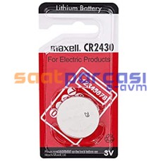 Orijinal Maxell CR2430 3V Lithium Para Pil & Kumanda & Bios & Hafıza Pili & Saat Pili