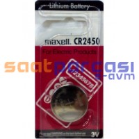 Orijinal Maxell CR2450N 3V Lithium Para Pil & Kumanda & Bios & Hafıza Pili & Saat Pili