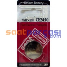 Orijinal Maxell CR2450N 3V Lithium Para Pil & Kumanda & Bios & Hafıza Pili & Saat Pili