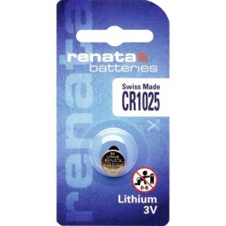 Orijinal Renata CR1025 Swiss 3V Lithium Para Pil Kumanda & Bios & Hafıza Pili & Saat Pili