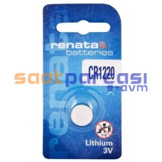 Orijinal Renata CR1220 Swiss 3V Lithium Para Pil Kumanda & Bios & Hafıza Pili & Saat Pili (Özel Pil)