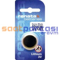 Orijinal Renata CR2450N Swiss 3V Lithium Para Pil & Kumanda & Bios & Hafıza Pili & Saat Pili