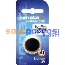 Orijinal Renata CR2450N Swiss 3V Lithium Para Pil & Kumanda & Bios & Hafıza Pili & Saat Pili