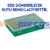 Hipaş 610 & H610 Plastik 10 Bölmeli Organizer Saat Parça Kutusu (170x240x55mm)