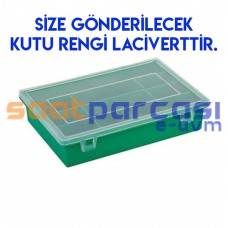 Hipaş 610 & H610 Plastik 10 Bölmeli Organizer Saat Parça Kutusu (170x240x55mm)