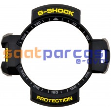 Orijinal Casio G-Shock GA-1000-9B & GA-1100 Sarı Silikon Plastik Bezel Kasa Çerçeve