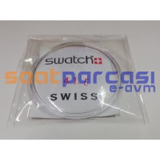 Swatch 415 (41.5 mm.) Numara Büyüteç Takvim Mercekli Saat Mika Camı