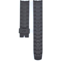 1. Kalite Muadil Casio Edifice EF-550 & EF-550D & EF-550RBSP Siyah Silikon Plastik Kayış Kordon (Çelik Toka)