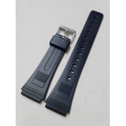 1. Kalite Muadil Casio Databank DB-30 & DB-31 & AQ-45 19mm Siyah Silikon Plastik Kayış Kordon (Metal Tokalı)