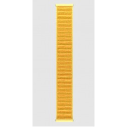 Orijinal Bilicra Vision Turuncu Sarı Loop Cırtlı Bez Nato Akıllı Çocuk Saati Kordonu (20mm Super Strap Mango)