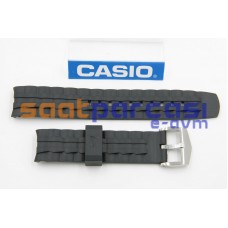 Orijinal Casio Edifice EF-550 & EF-550RBSP Siyah Silikon Plastik Kayış Kordon