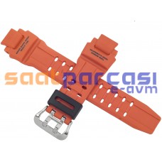 Orijinal Casio G-Shock GA-1000-4A & GA-1100 Turuncu Silikon Plastik Kayış Kordon