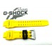 Orijinal Casio G-Shock GA-1000-9B & GA-1100 Sarı Silikon Plastik Kayış Kordon