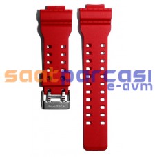 Orijinal Casio G-Shock GA-100B GA-100 GA-100A GA-110 GA-120 GA-300 GA-710 GD-100 GD-120 GDF-100 GAC-100 G-8900 Kırmızı Silikon Plastik Kayış Kordon