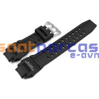 Orijinal Casio G-Shock GA-1100 & GA-1000 Siyah Beyaz Yazılı Silikon Plastik Kayış Kordon