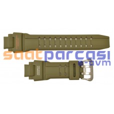 Orijinal Casio G-Shock GA-1100KH-3A & GA-1000 & GA-1100KH Haki Yeşil Silikon Plastik Kayış Kordon