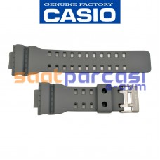 Orijinal Casio G-Shock GA-110TS-8A4 & GA-100 & GA-120 & GA-140 & GA-300 & GA-710 & GD-100 & GD-120 & GDF-100 & GA-100 & G-8900 Açık Gri Füme Silikon Plastik Kayış Kordon