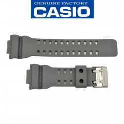 Orijinal Casio G-Shock GA-110TS-8A4 & GA-100 & GA-120 GA-300 GA-710 GD-100 GD-120 GDF-100 GA-100 G-8900 Açık Gri Füme Silikon Plastik Kayış Kordon