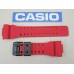 Orijinal Casio G-Shock GA-700 Kırmızı Silikon Plastik Kayış Kordon