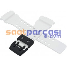 Orijinal Casio G-Shock GA-700 Beyaz Silikon Plastik Kayış Kordon