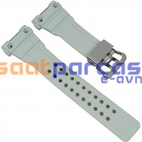 Orijinal Casio G-Shock GWN-1000E-8A & GWN-1000 Üstten Vidalı Kırık Beyaz Silikon Plastik Kordon Kayış