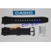 Orijinal Casio MTP-1326 & MTP-1327 Siyah Silikon Plastik Kayış Kordon