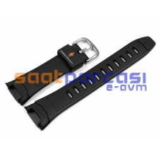 Orijinal Casio Protrek PRG-140 & PRW-500 & PAW-500 Siyah Silikon Plastik Kayış Kordon