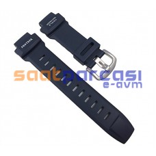 Orijinal Casio Protrek PRG-260 & PRG-550 & PRW-3500 & PRW-3510 Lacivert Silikon Plastik Kayış Kordon