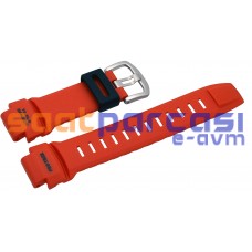 Orijinal Casio Protrek PRW-3500 & PRW-3510 & PRG-260 & PRG-550 Turuncu Silikon Plastik Kayış Kordon