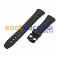 1. Kalite Muadil Casio W-753 & W-752 & W-755 & W-734 Tam Uyumlu Plastik Silikon Kayış Kordon