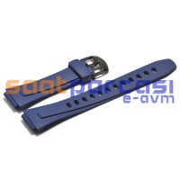 1. Kalite Muadil Casio W-752-2 & W-753 & W-755 Tam Uyumlu Lacivert (Mavi) Plastik Silikon Kayış Kordon