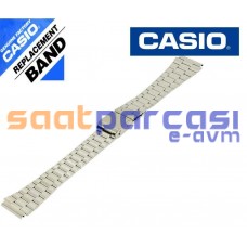 Orijinal Casio A178WA & A178 Retro Çelik Gri Metal Kayış Kordon