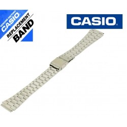 Orijinal Casio A178WA & A178 Retro Çelik Gri Metal Kayış Kordon