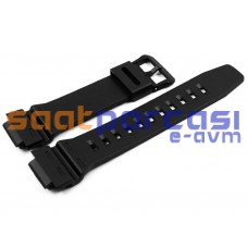 Orijinal Casio AE-1500WH & DW-291H & DW-291 & W-737H & W-737 Siyah Silikon Plastik Kayış Kordon