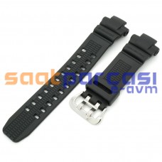 Orijinal Casio G-Shock G-1200 & G-1200B Siyah Silikon Plastik Kayış Kordon