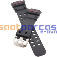 Orijinal Casio G-Shock GX-56 Siyah Kırmızı Silikon Plastik Kayış Kordon
