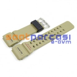 Orijinal Casio G-Shock Mudmaster GG-1000-1A5 Haki Bej  Camel Kahverengi Silikon Plastik Kordon Kayış