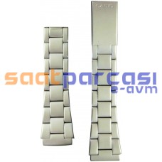 Orijinal Casio Databank ABX-23 Çelik Metal Kayış Kordon