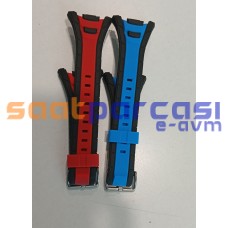 Orijinal Jaga AD0900 Mavi Dijital Analog Silikon Plastik Kayış Kordon