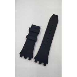 Orijinal Wainer WA.10940 Siyah Özel Silikon Plastik Kayış Kordon