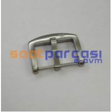 1. Kalite (A Kalite) 22mm Mat Gri Silver Çelik Saat Tokası